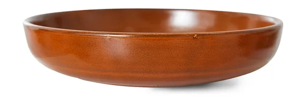 Chef ceramics: deep plate M, burned orange