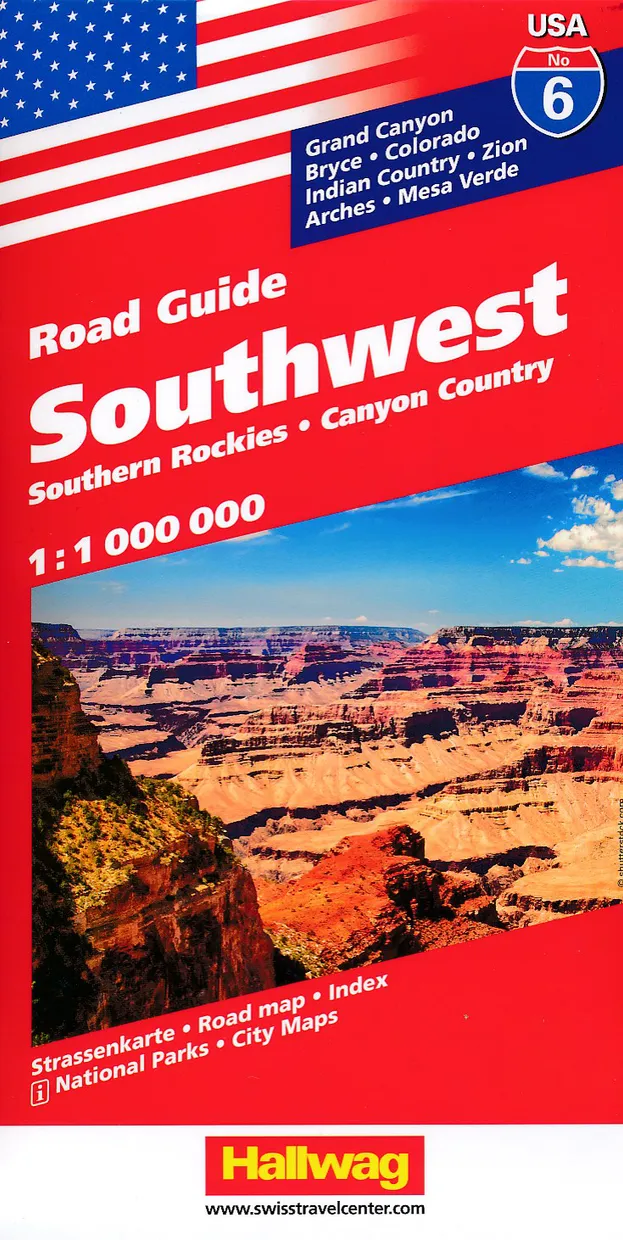 Wegenkaart - landkaart 06 Southwest, zuidwest USA - Utah, Colorado, Ar