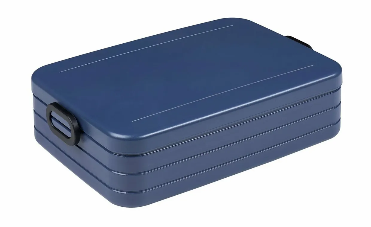 Bento lunchbox L Denim Blauw
