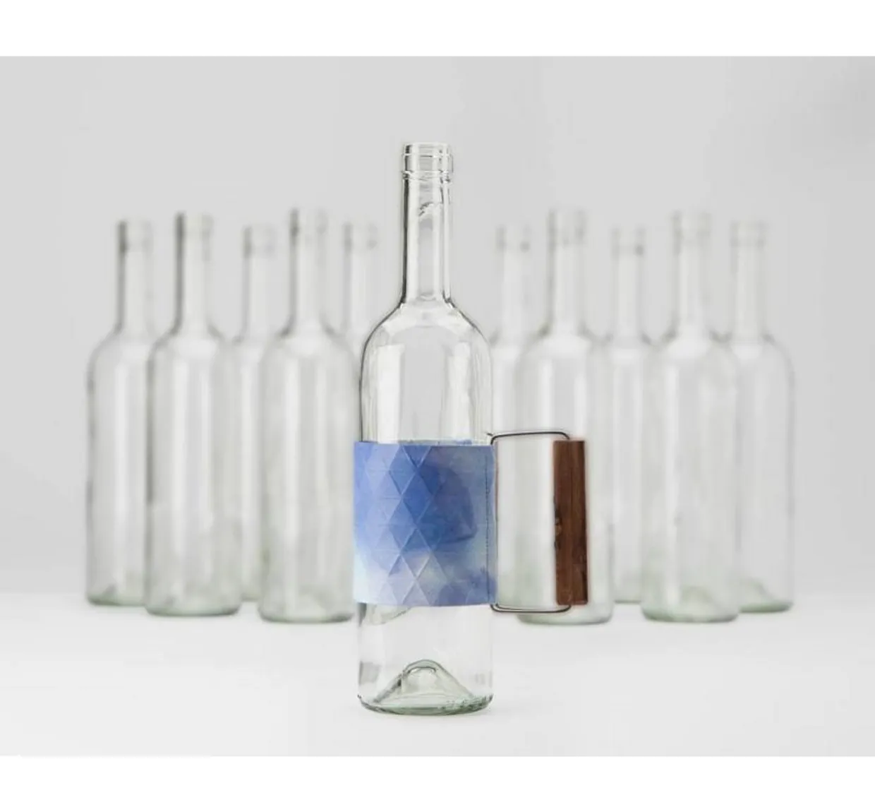 Bottle Grip Waterclour blue