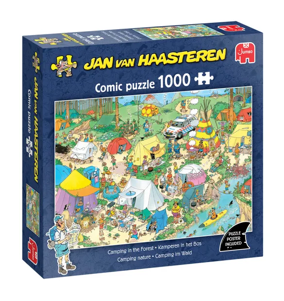 Puzzel - Jan van Haasteren: Kamperen in het Bos (1000)