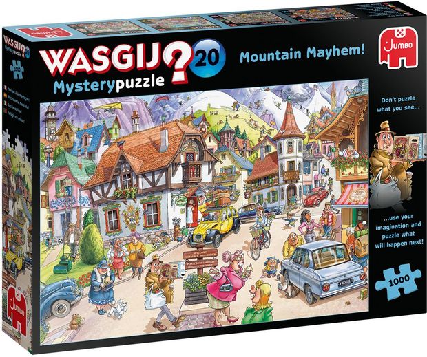 Puzzel: Wasgij Mystery 20: Vakantie in de Bergen (1000)