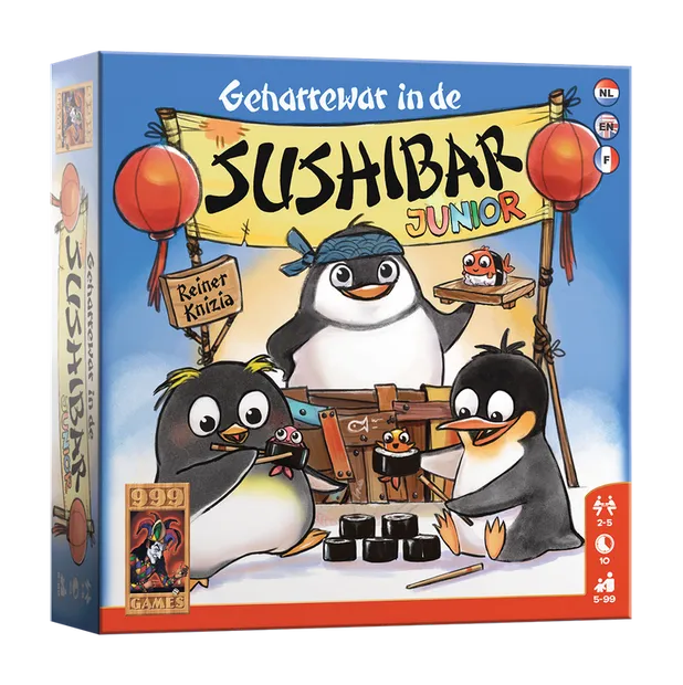 Geharrewar in de Sushibar Junior - Dobbelspel