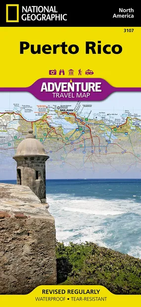 Wegenkaart - landkaart 3107 Adventure Map Puerto Rico | National Geogr