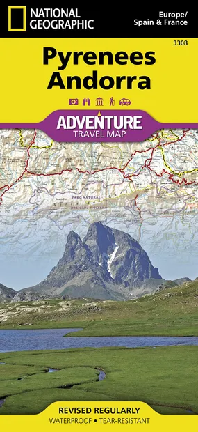 Wegenkaart - landkaart 3308 Adventure Map Pyrenees & Andorra - Pyrenee