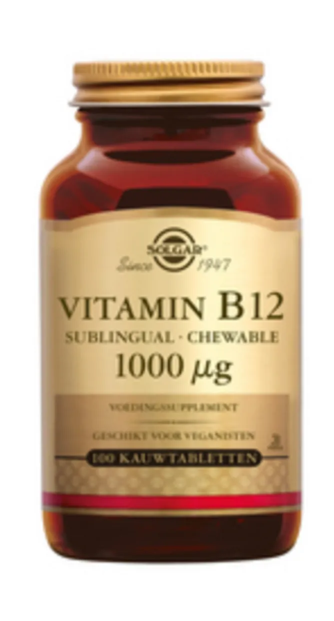 Vitamin B-12 1000 mcg nuggets 100 kauwtabletten