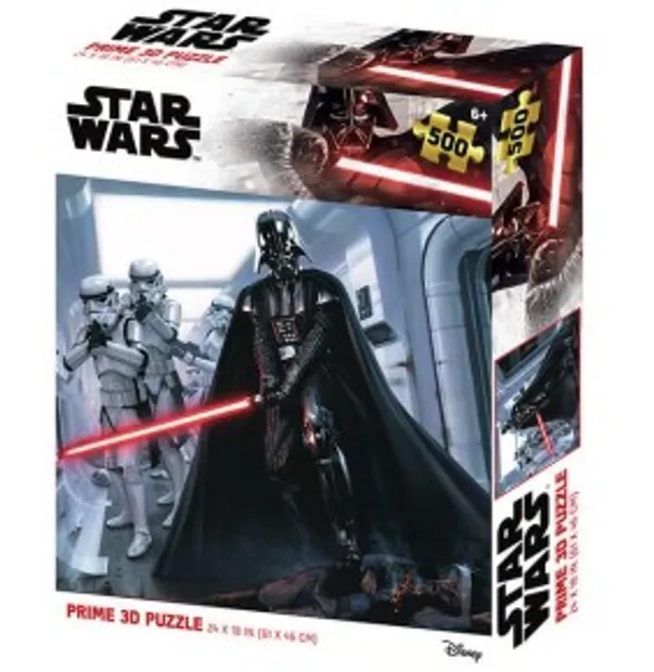 Puzzel - Star Wars Darth Vader & Storm Troopers - Prime 3D (500)