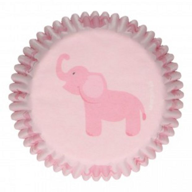 Baking Cups -Baby Girl- pk/48