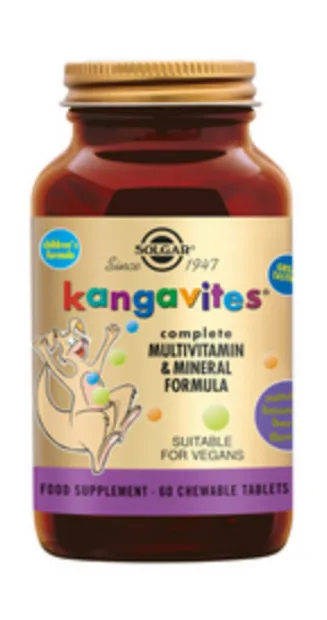 Kangavites Bouncing Berry 60 kauwtabletten (Bosvruchtensmaak)
