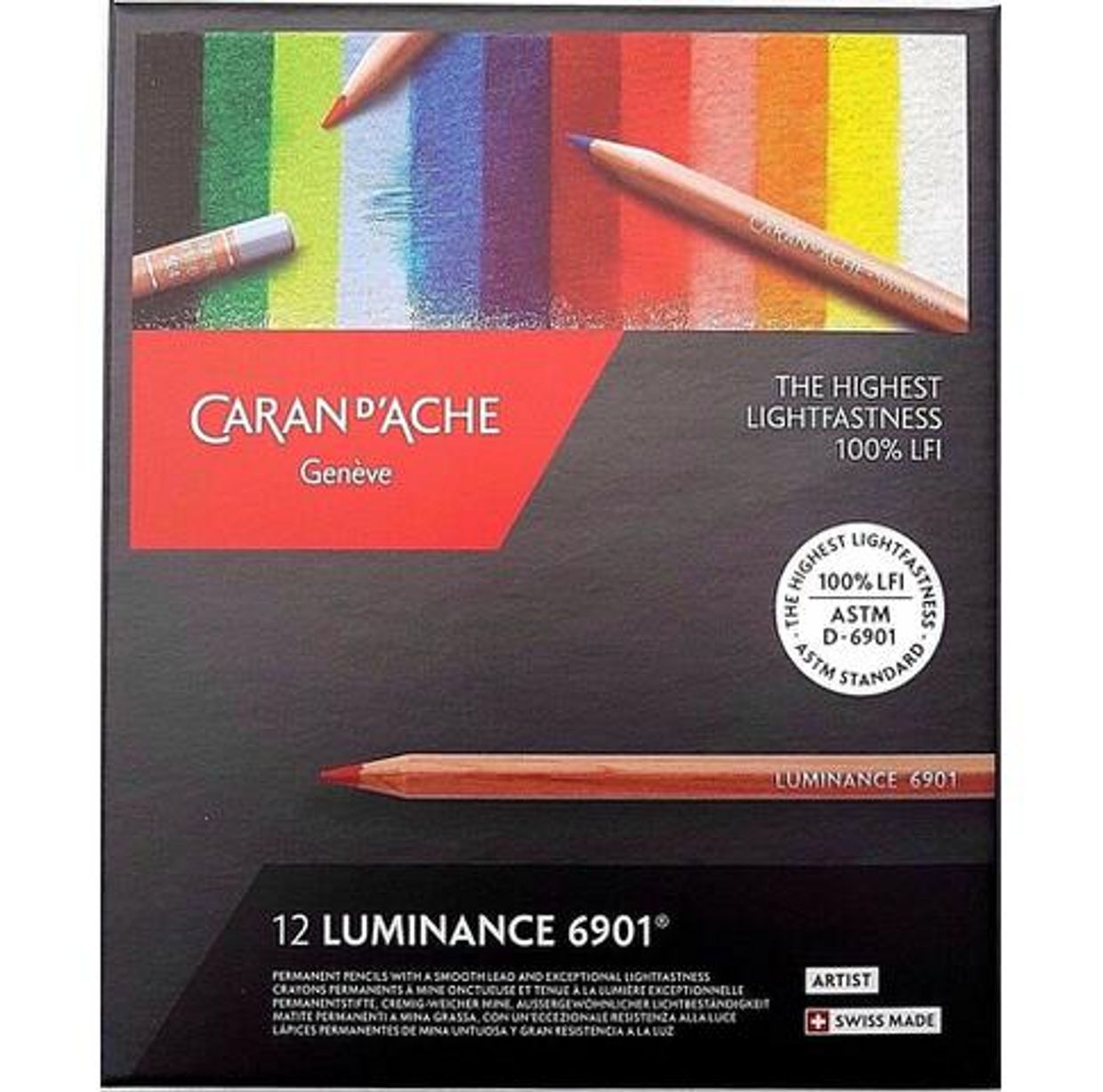 Luminance kleurpotloden 12 st in kartonnen doos
