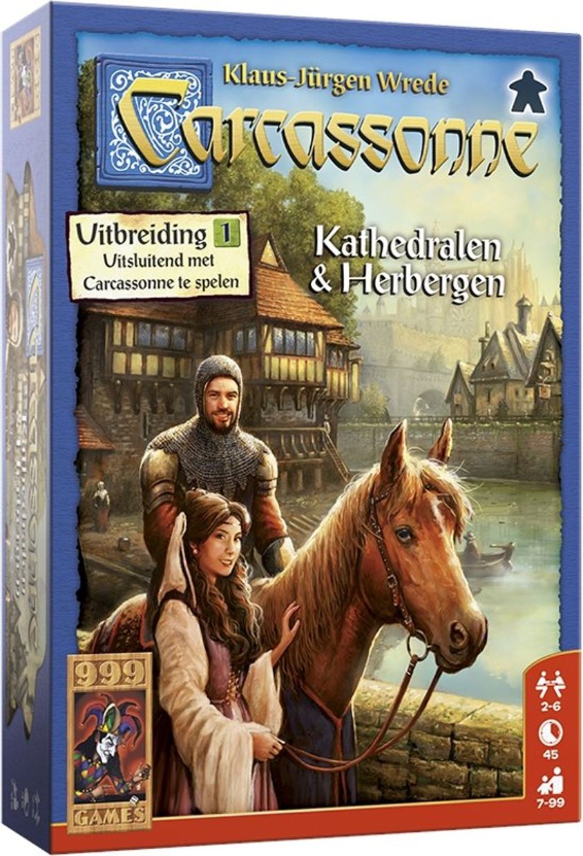 liberaal Lui wildernis Carcassonne: Kathedralen & Herbergen - 999 Games - | Zupr