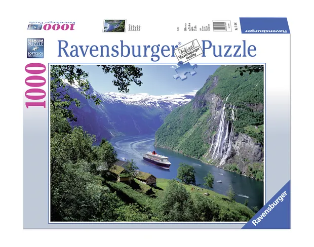 Puzzel Noors fjord  Legpuzzel  1000 stukjes
