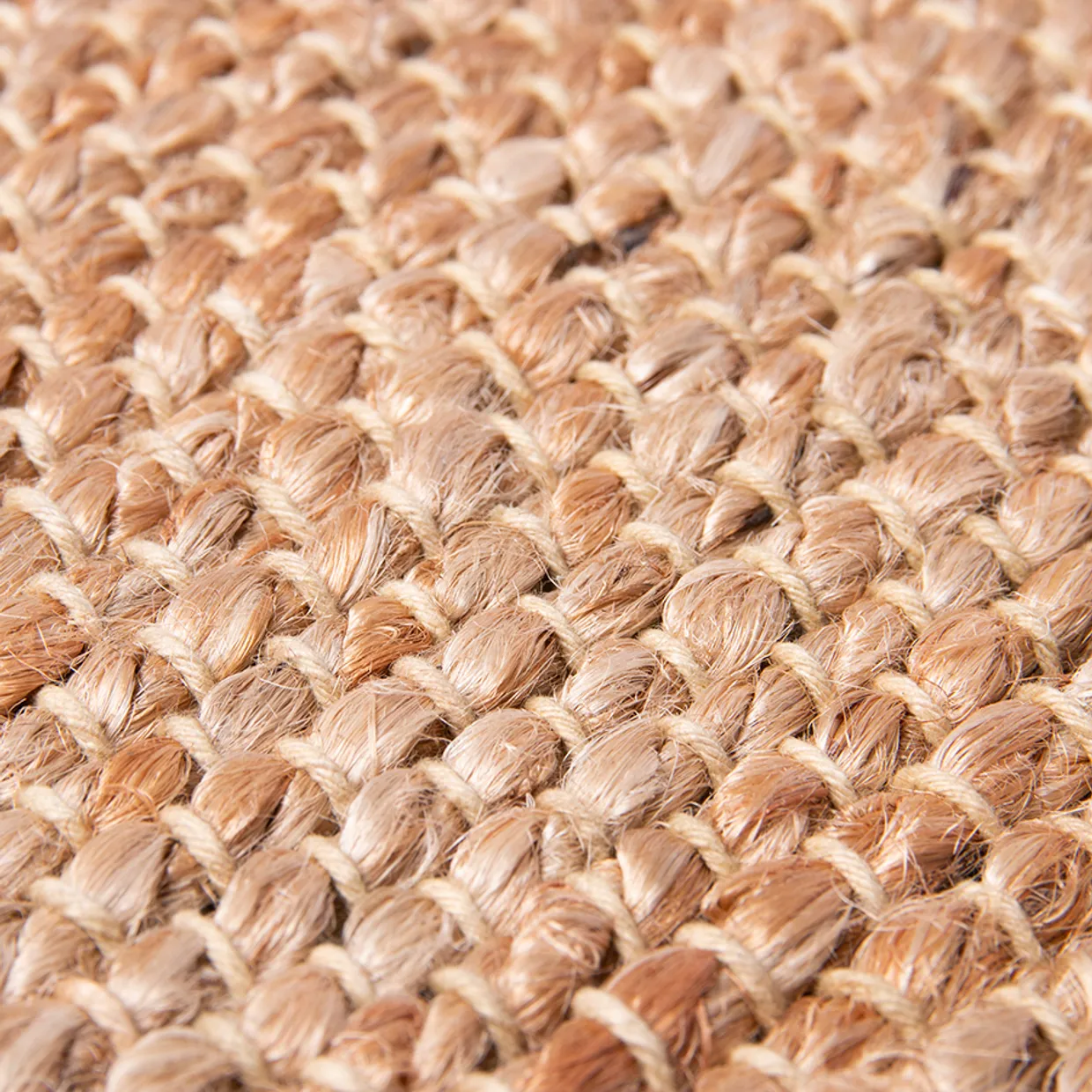 Round woven hemp rug (ø: 250cm)