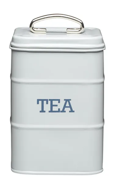 Bewaarblik 'Tea' Lichtgrijs 11 x 17 cm