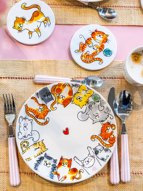 Pimpernel Poppy de Villeneuve Placemats Set of 6 UK Pimpernel Poppy de Villeneuve Placemats Set of 6 UK