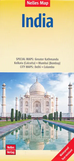 Wegenkaart - landkaart India | Nelles Verlag