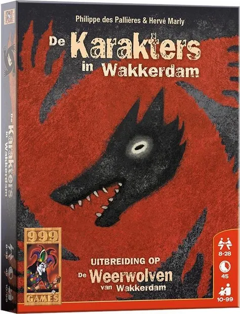 De Weerwolven van Wakkerdam - Karakters