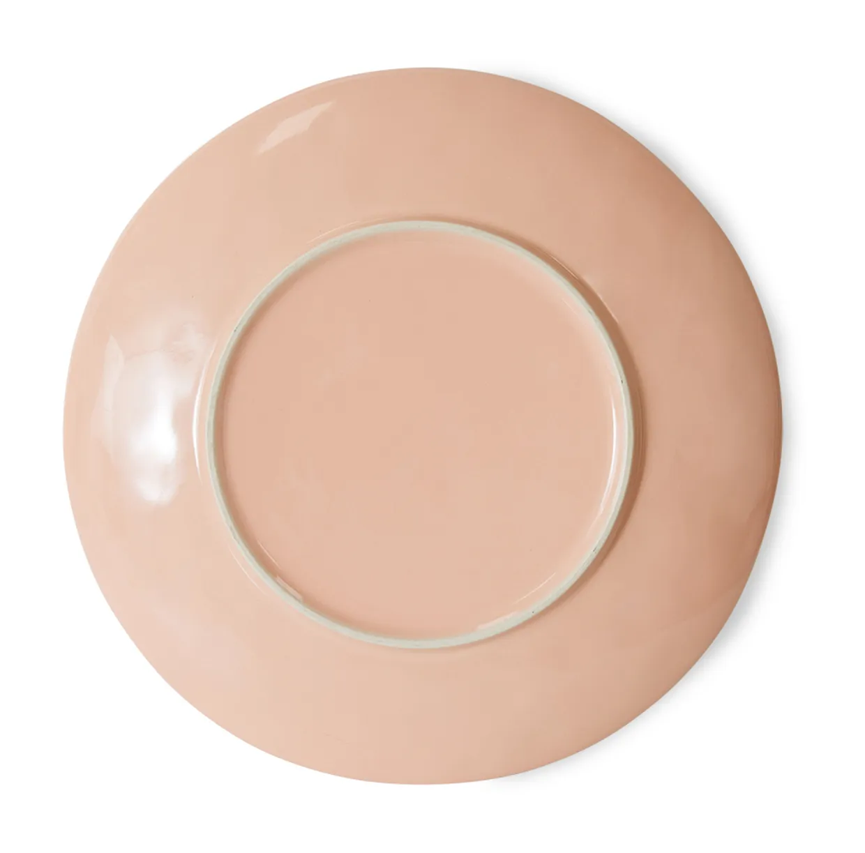 70s ceramics: dinner plates, bedrock (set of 2)
