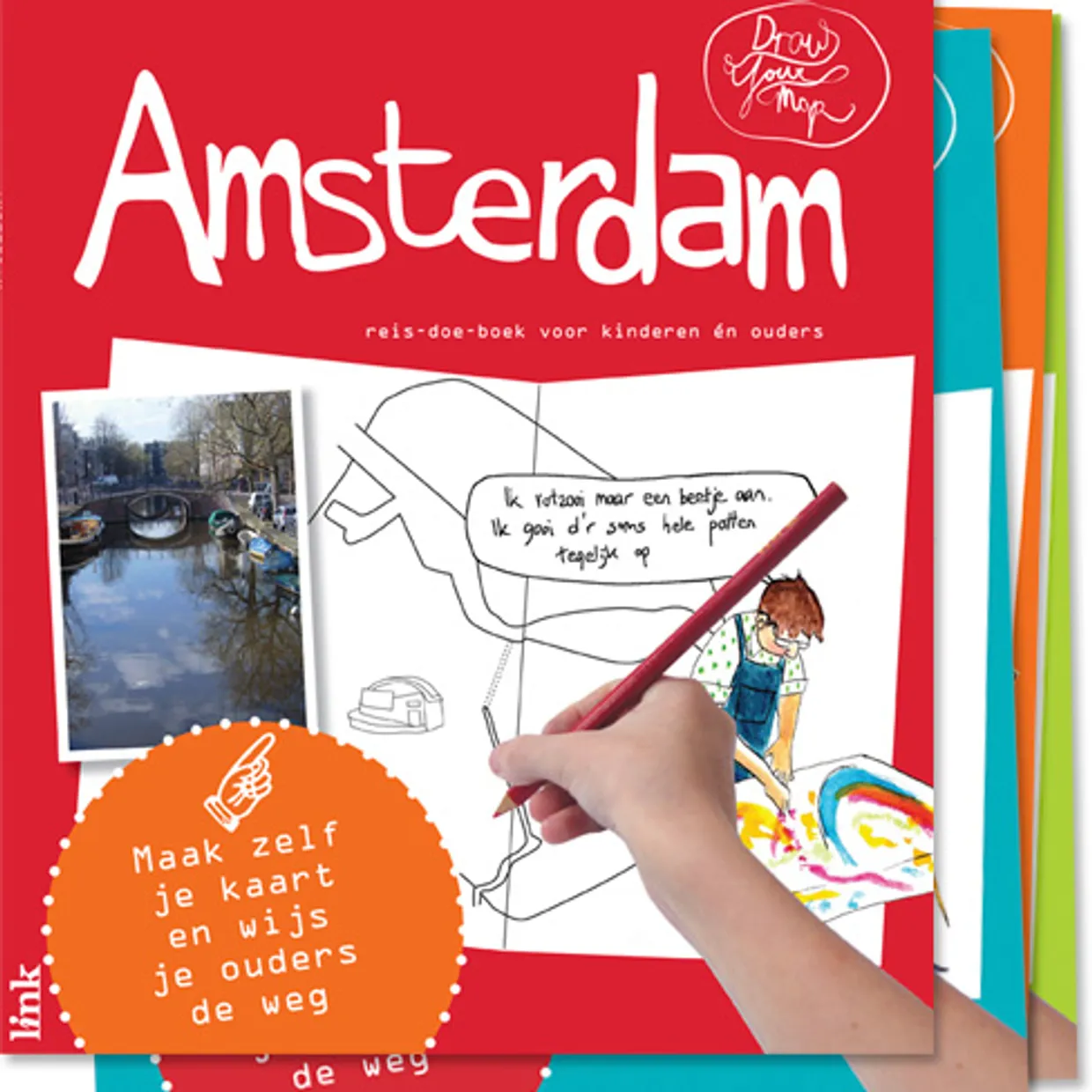 Kinderreisgids Draw Your Map Amsterdam | Link