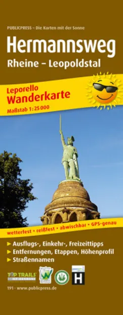 Wandelkaart Hermannsweg | Publicpress