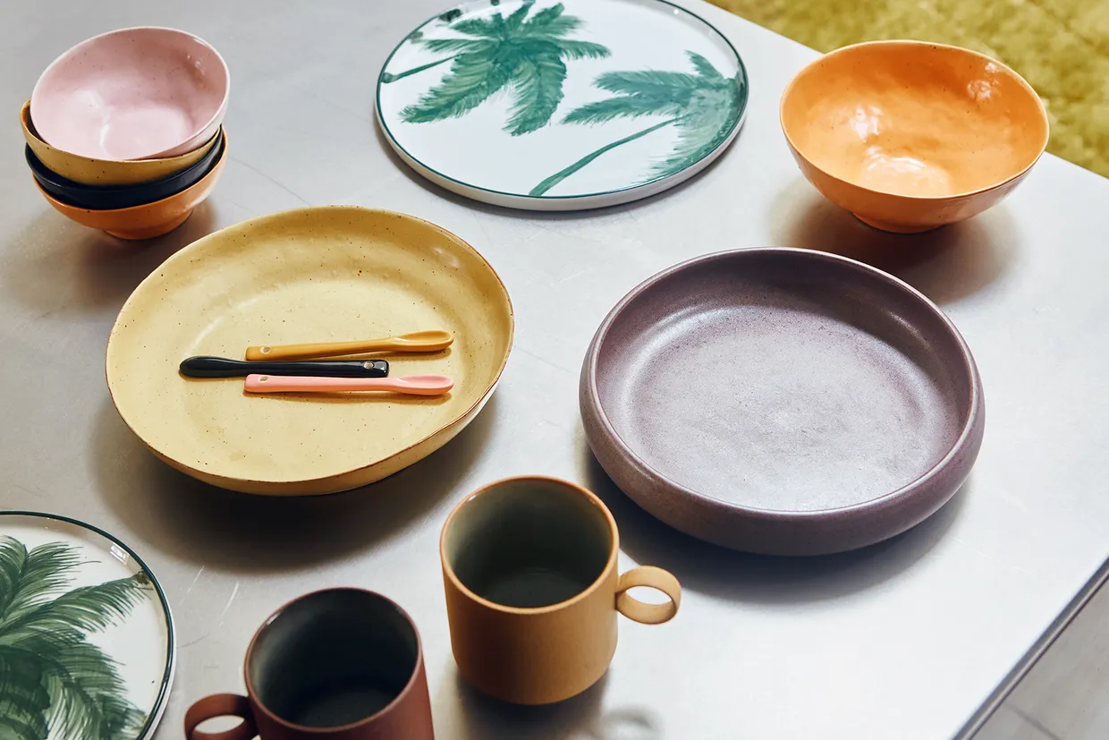 Bold & basic ceramics: tea spoons, natural (set of 4)