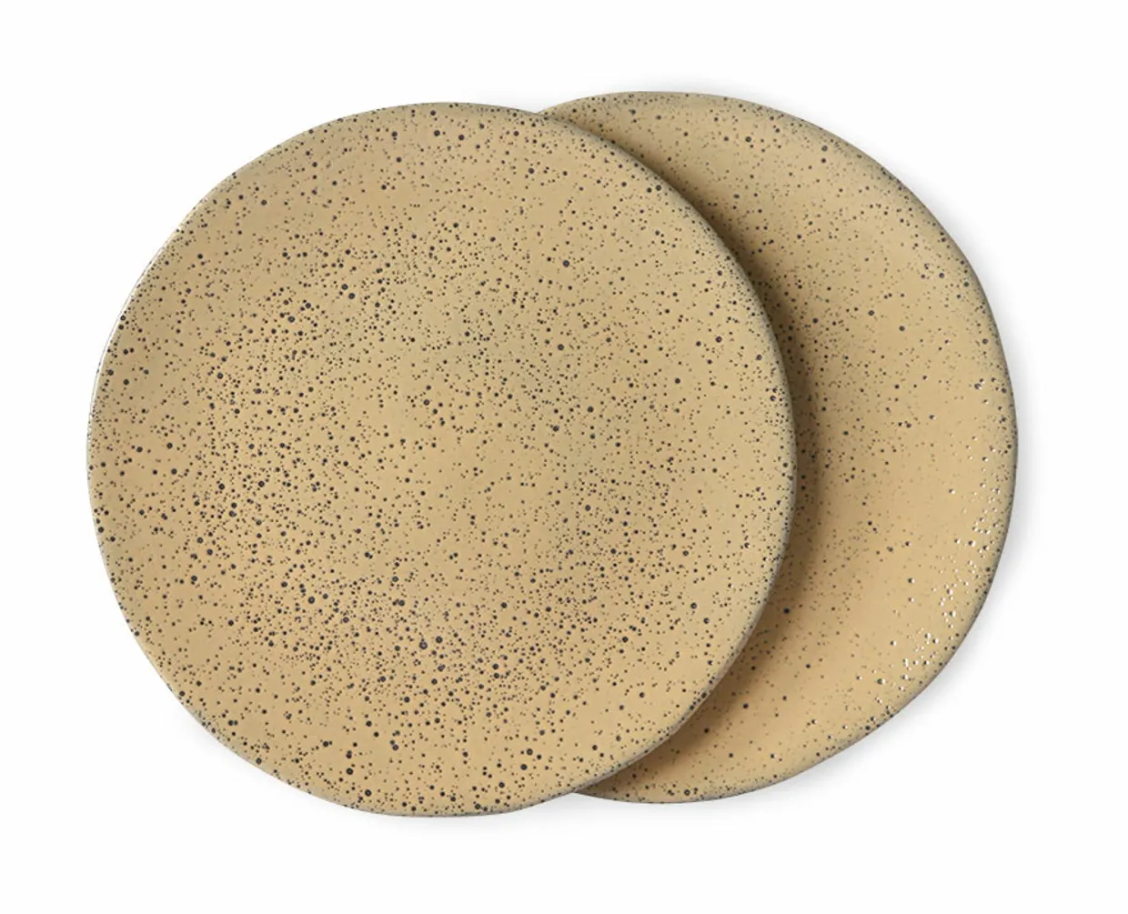 Gradient ceramics: side plate peach (set of 2)
