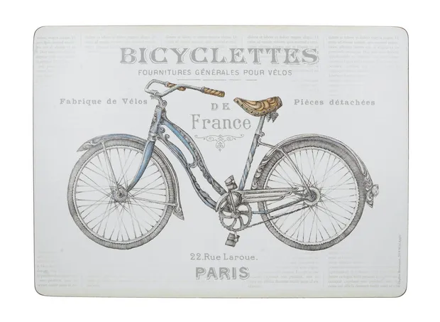 Placemats set van 4 Bicycles