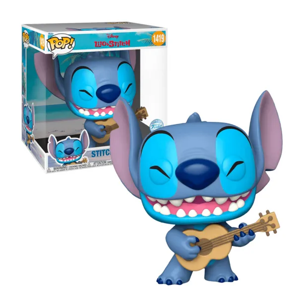 POP Jumbo: Disney - Stitch with ukulele EXCLUSIVE