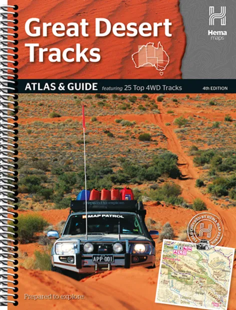 Wegenatlas -   Australië - Great Desert Tracks Atlas & Guide | Hema Ma