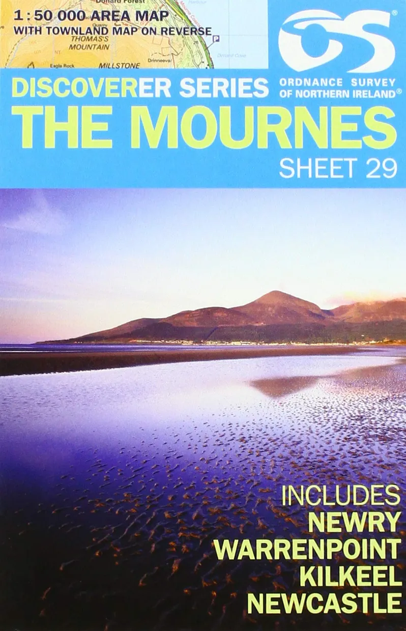 Wandelkaart 29 Discoverer The Mournes | Ordnance Survey Northern Irela