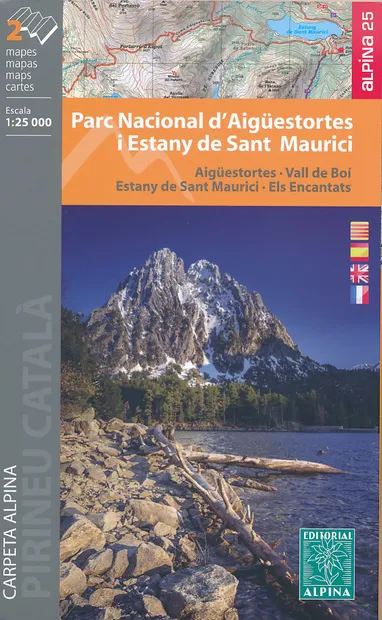 Wandelkaart 23 Parque Nacional de Aigüestortes y Estany de Sant Mauric