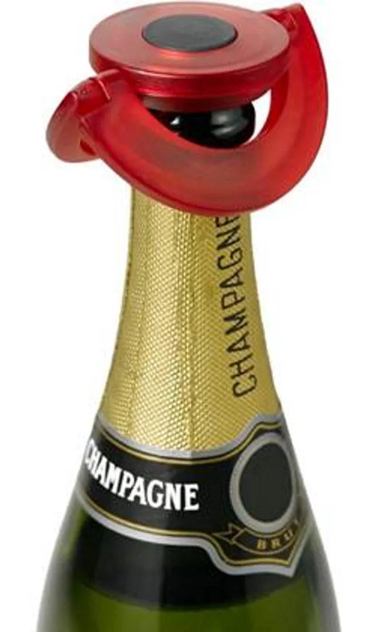 Champagnestopper rood