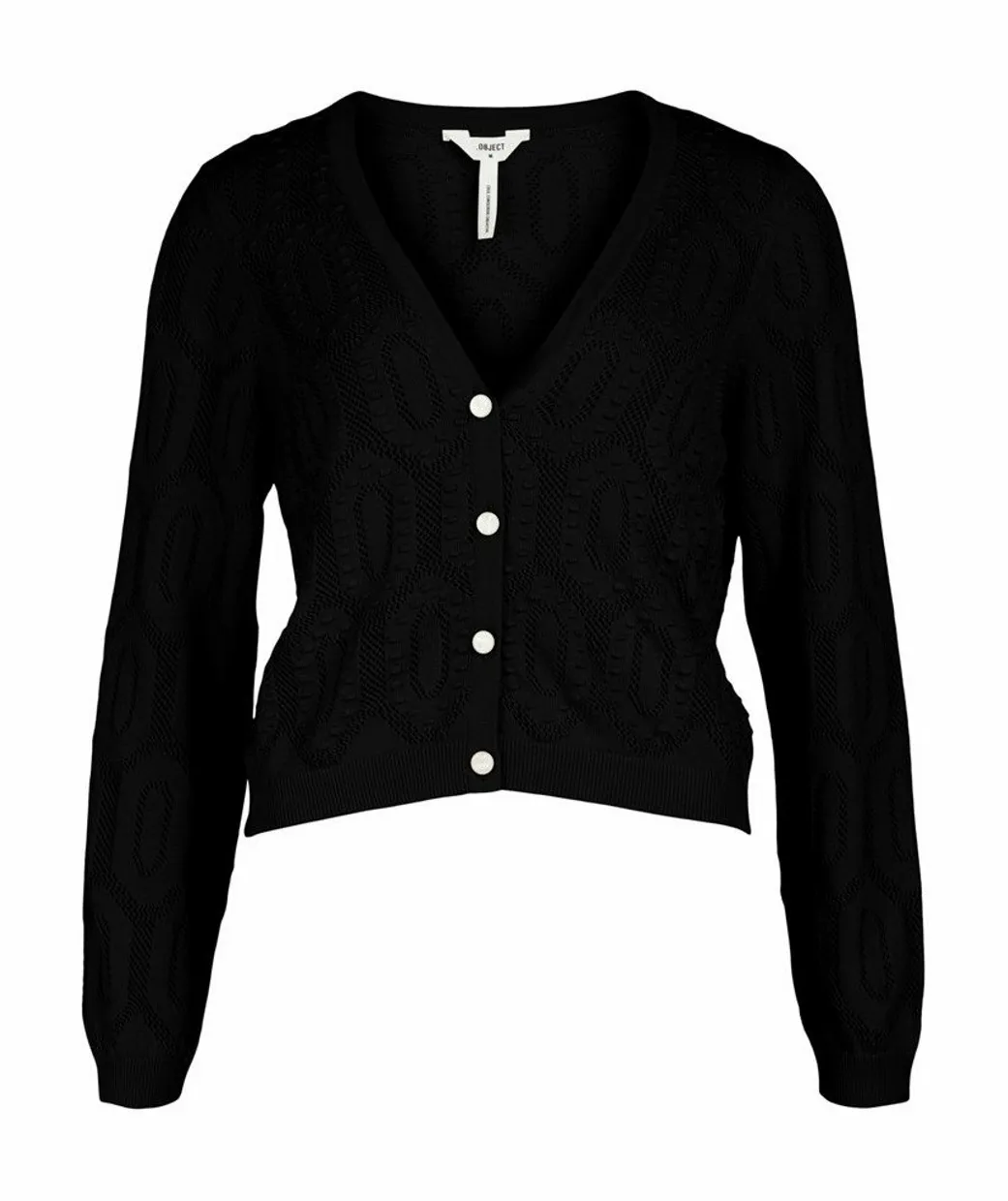 Cila knitted cardigan black