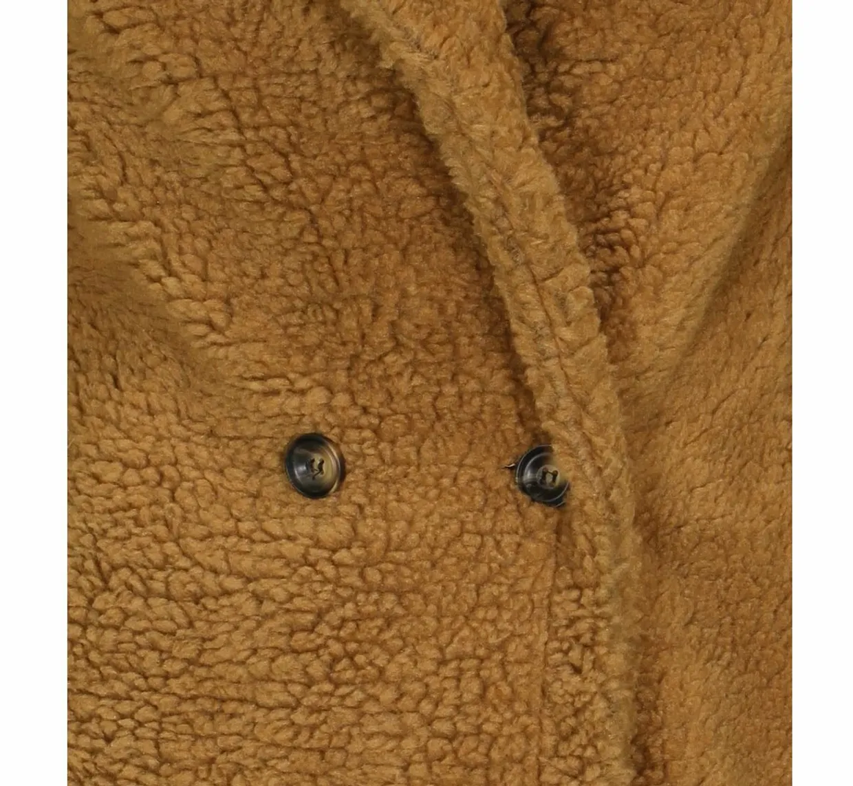 Cozy teddy coat camel