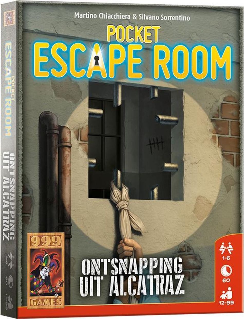 Vaarwel Wijzer matig Pocket Escape Room: Ontsnapping uit Alcatraz | Wirwar Spellen en Puzzels |  Warenhuis Groningen
