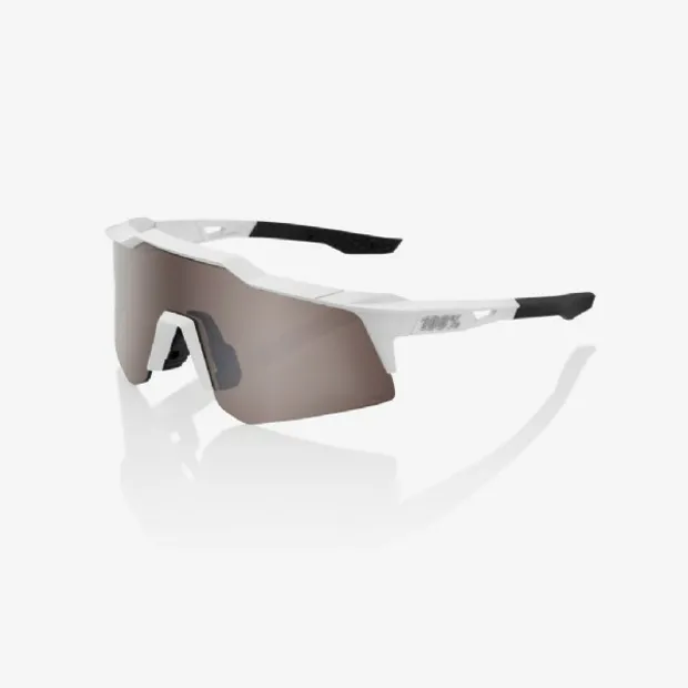 Speedcraft XS (extra small) Matte White/ HiPER Silver Mirror Lens + Clear Lens