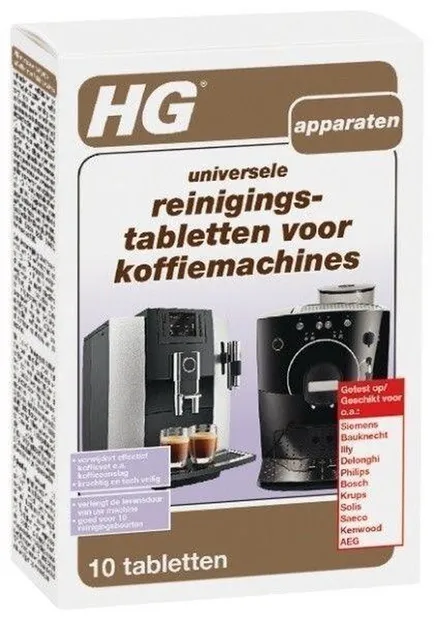 Reinigingstabletten voor koffiemachines 10 tabletten