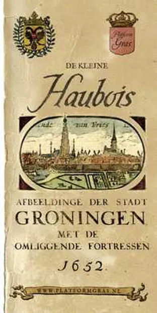 Historische Kaart Groningen - De Kleine Haubois 1652 | GRAS