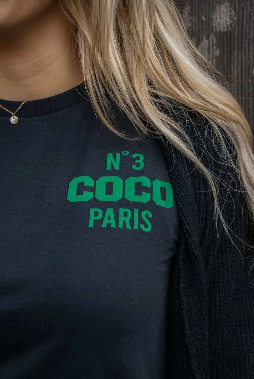 Coco Paris tee black