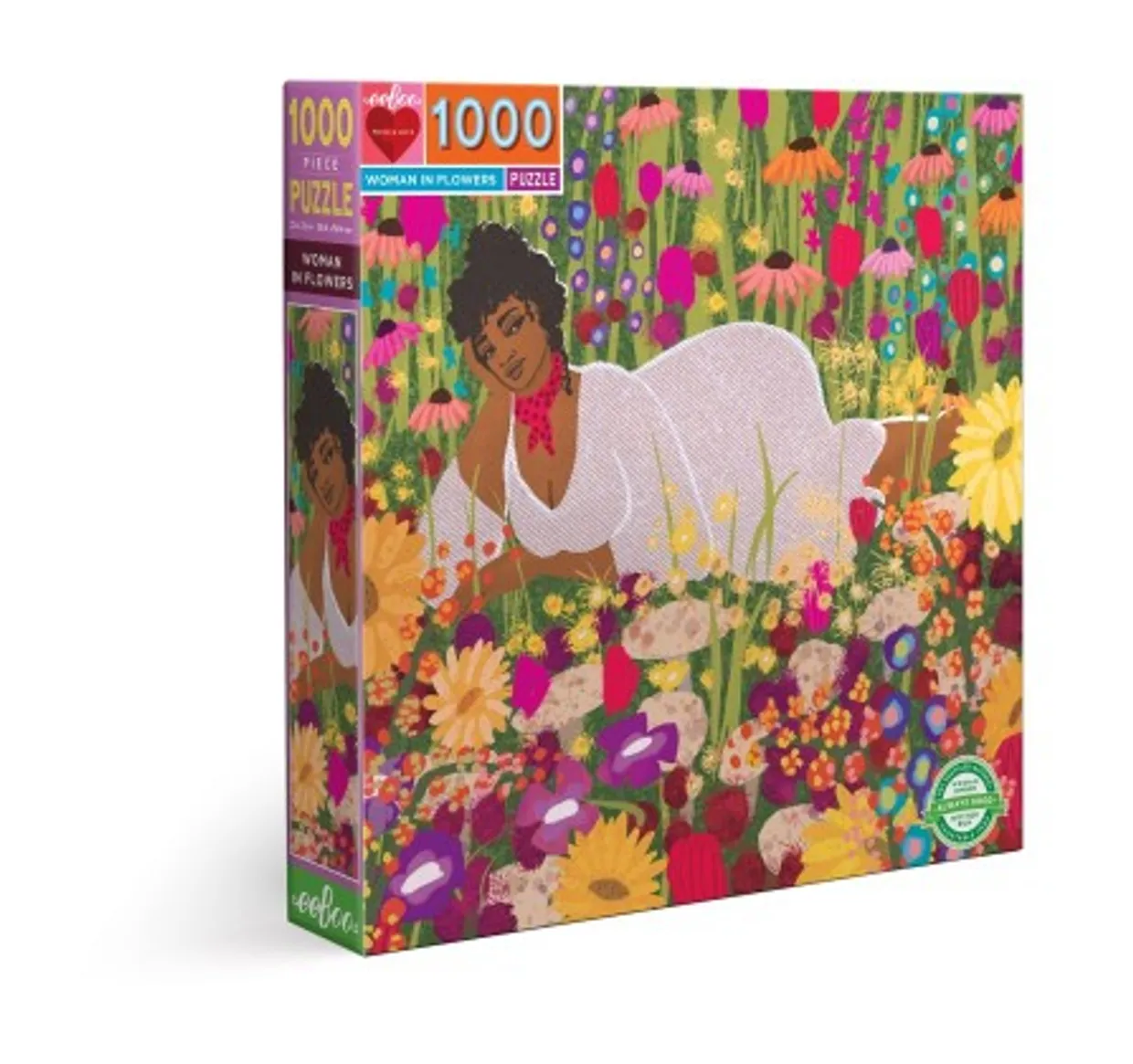 Puzzel - Woman in Flowers (1000)
