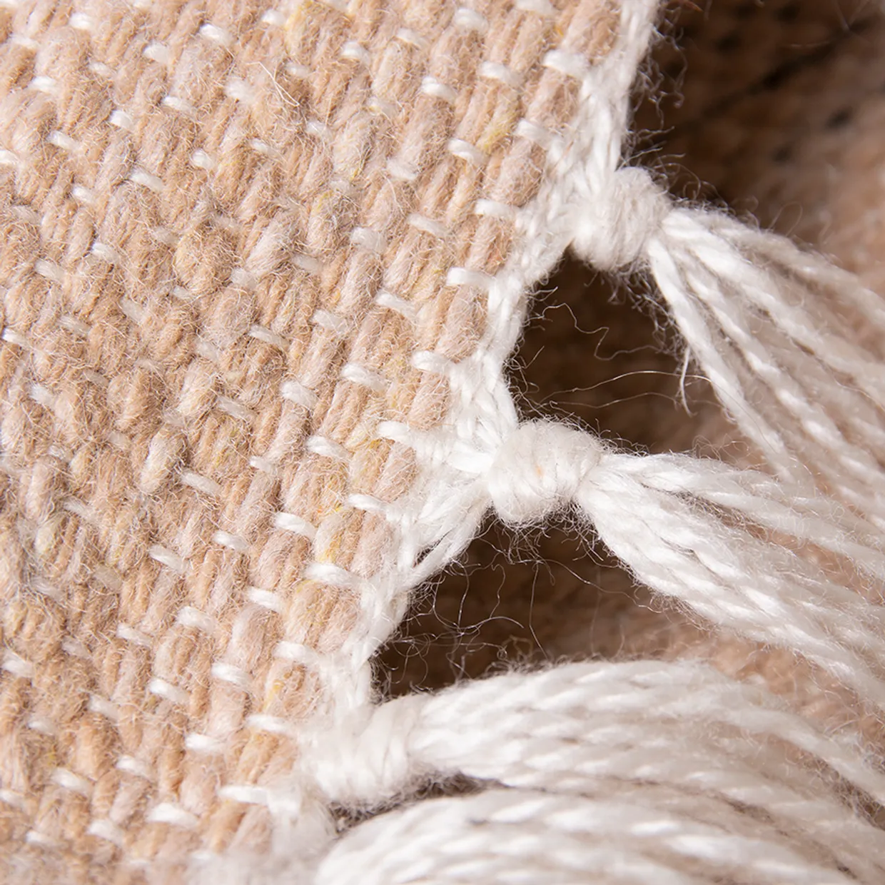 Hand woven indoor/outdoor rug natural (120x180)