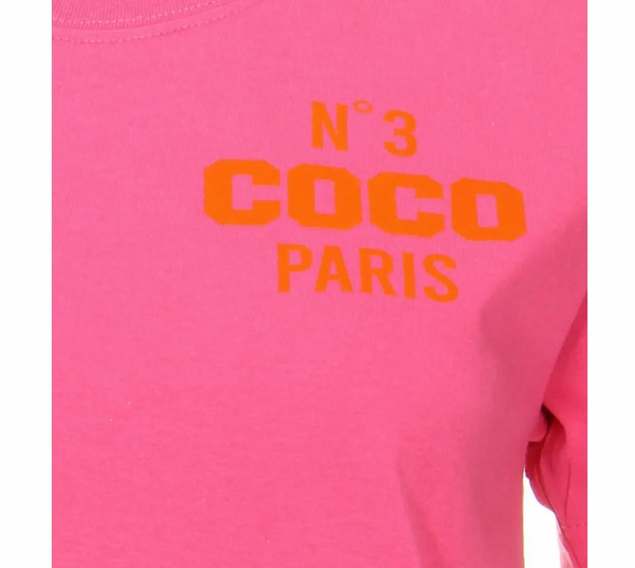 Coco Paris tee hot pink