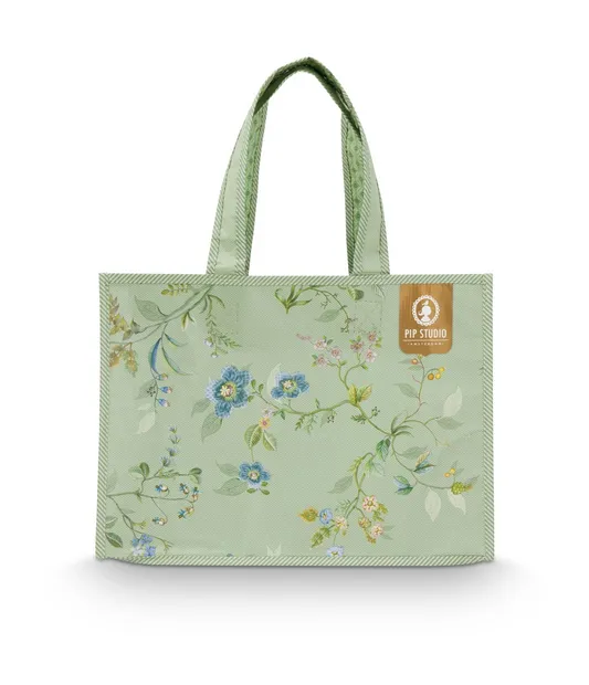 Shopper klein Kawai flower green