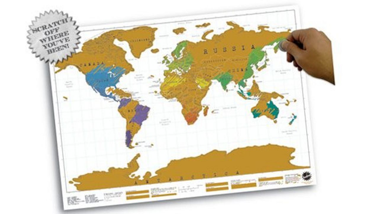 vuist talent laten vallen Scratch Map Kraskaart XL versie : je persoonlijke wereldkaart! | Lucki - -  | Warenhuis Groningen