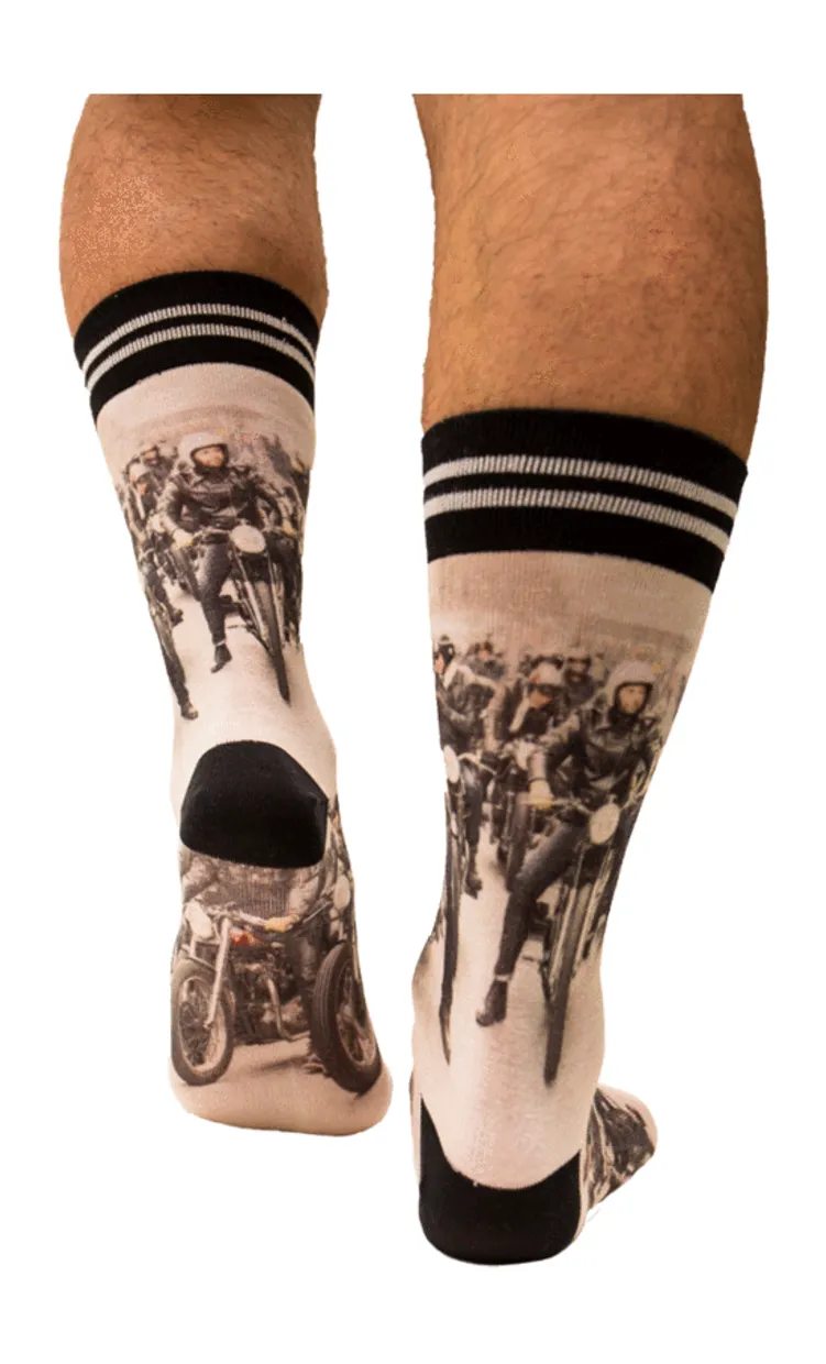Katoenen sokken, maat 39-42, Sock My Bikers