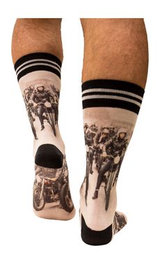 Katoenen sokken, maat 43-47, Sock My Bikers