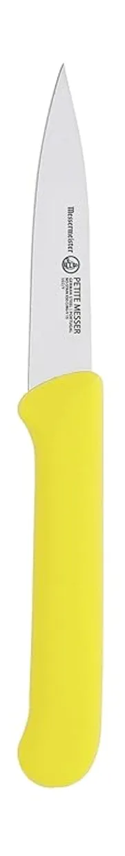 Schilmesje met beschermhoes 7,5 cm - Geel