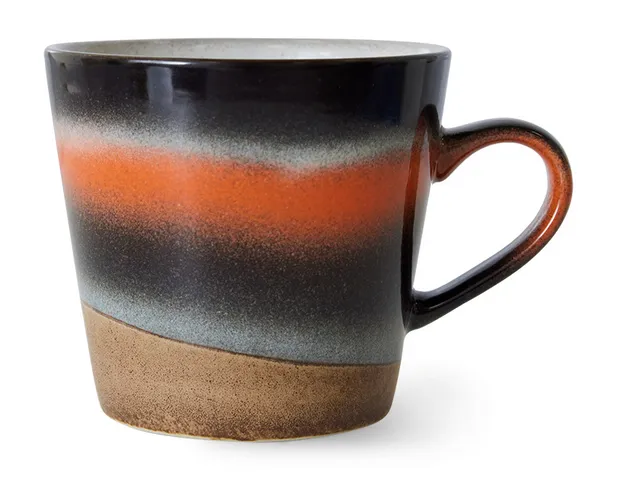 70s ceramics: cappuccino mug, heat