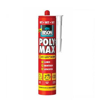 Polymax Express Wit, koker 310ml