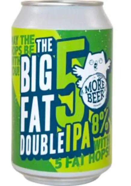 The big fat double 5 dipa Speciaalbier
